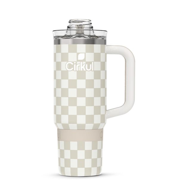 Limited Edition: 30oz. Taupe Tartan Travel StrawSip™ Tumbler | Fresh Choice