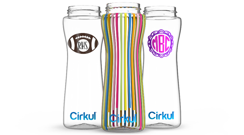 Custom 22oz. Plastic Bottle & Comfort Grip Lid | Bright Choice