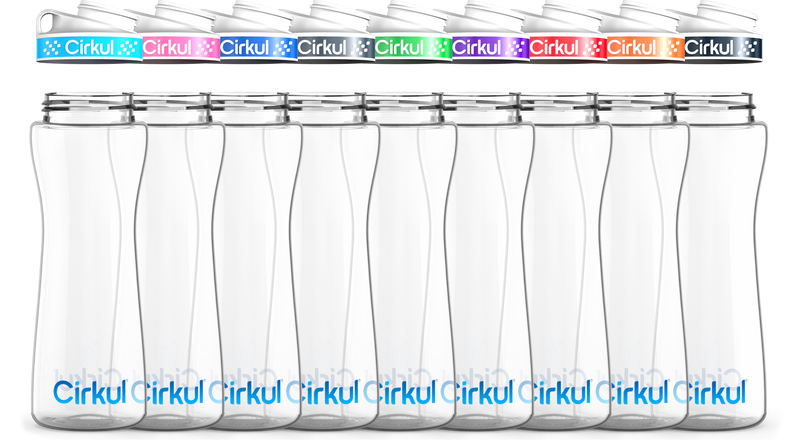 Custom 22oz. Plastic Bottle & Comfort Grip Lid | Bright Choice