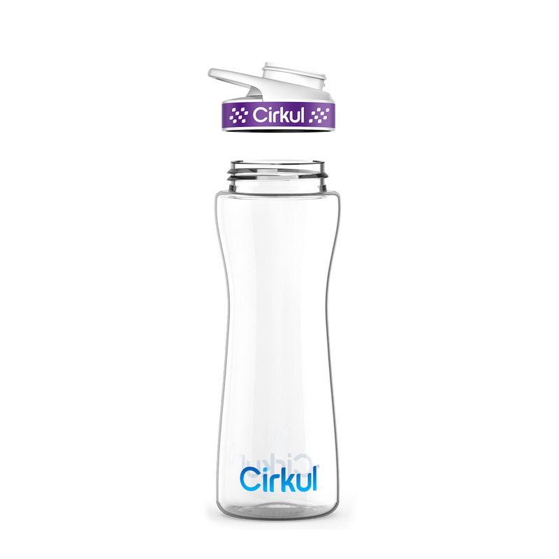 22oz. Plastic Bottle & Comfort Grip Lid | Classic Pick