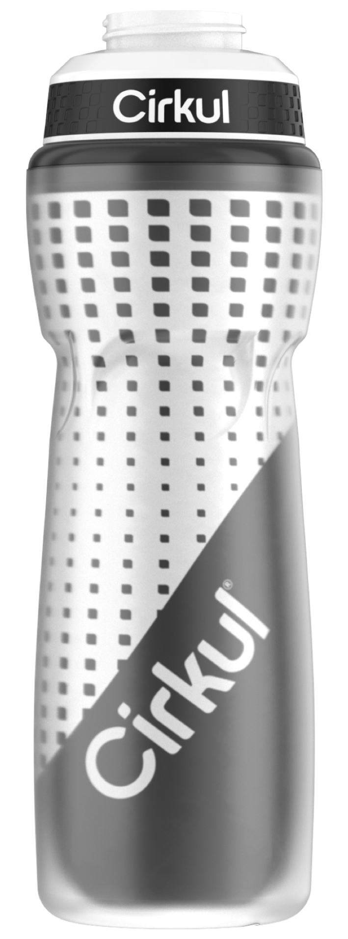 22oz. Insulated Squeeze Plastic Bottle & Sport Lid | Soft Select