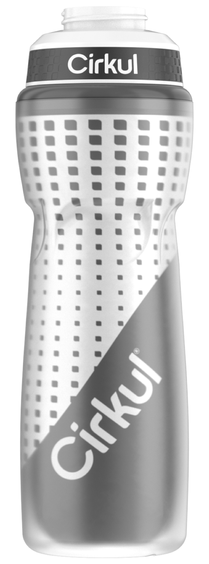 22oz. Insulated Squeeze Plastic Bottle & Sport Lid | Soft Select