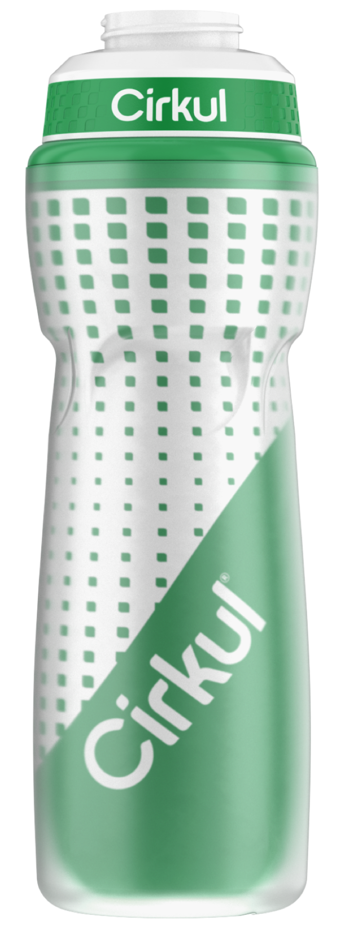 22oz. Insulated Squeeze Plastic Bottle & Sport Lid | Soft Select
