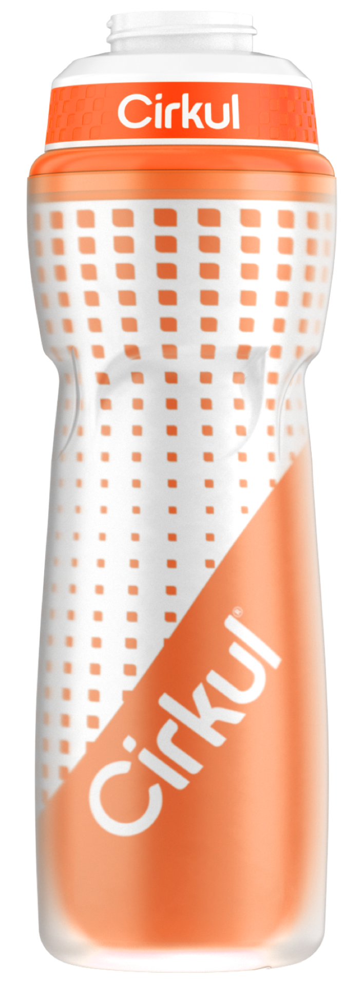 22oz. Insulated Squeeze Plastic Bottle & Sport Lid | Soft Select
