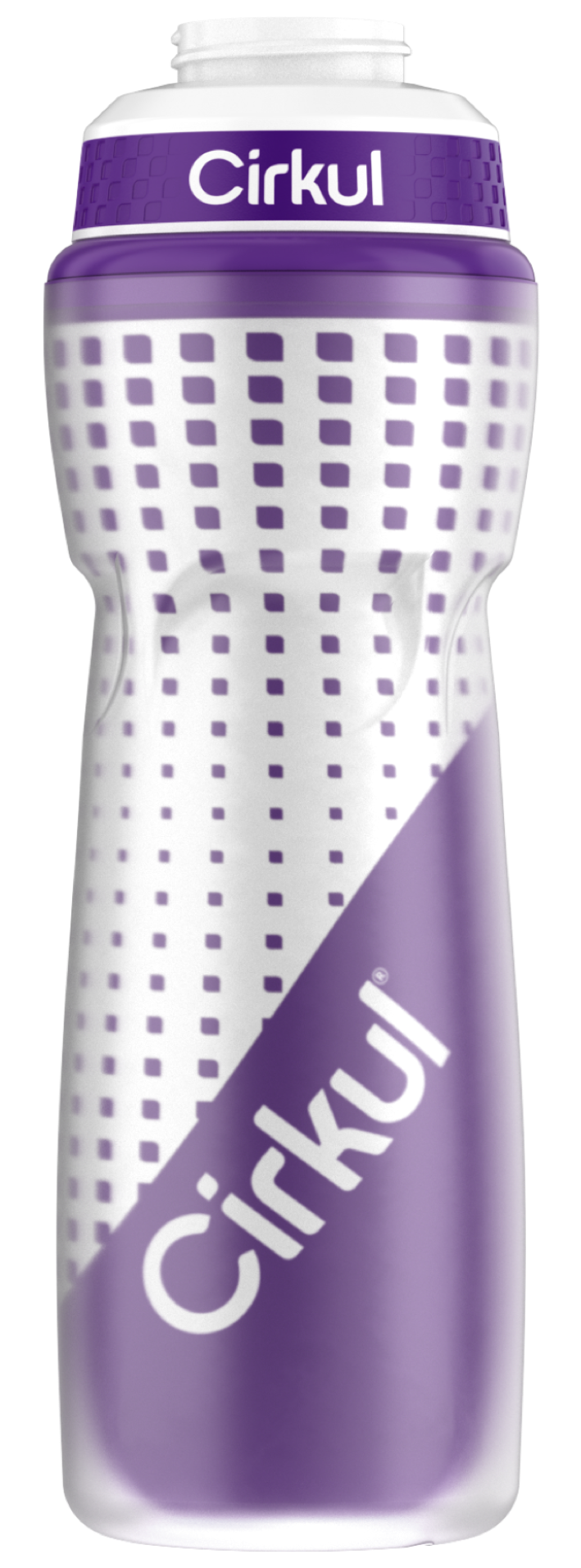 22oz. Insulated Squeeze Plastic Bottle & Sport Lid | Soft Select