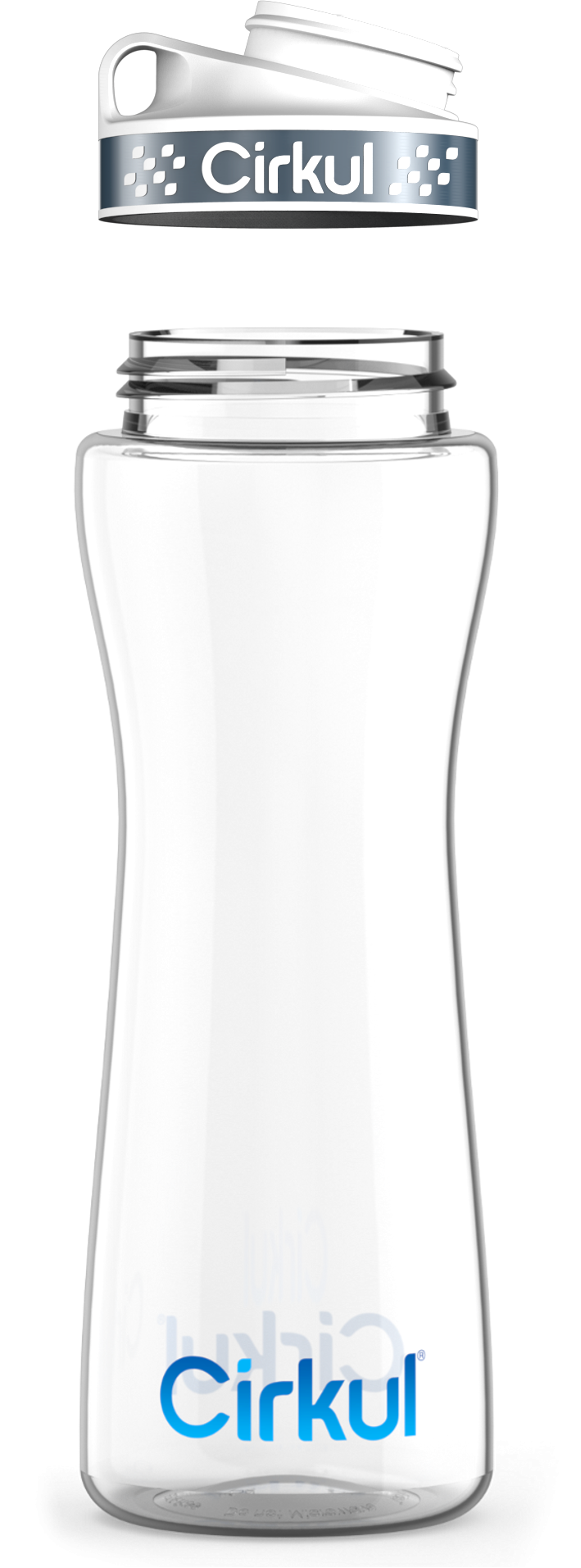 Custom 22oz. Plastic Bottle & Comfort Grip Lid | Bright Choice