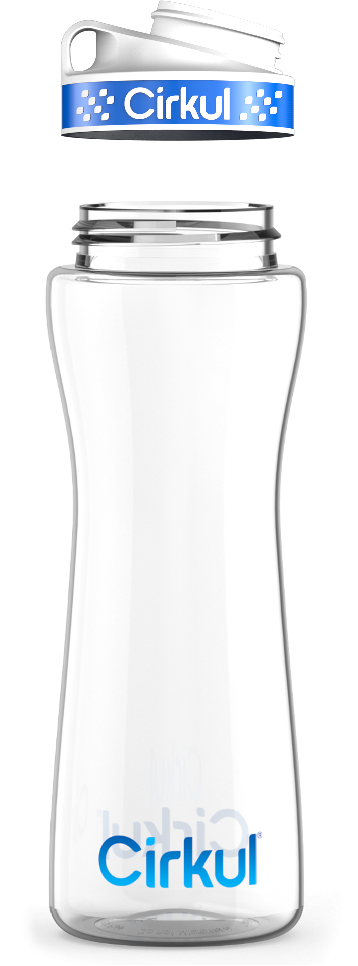 Custom 22oz. Plastic Bottle & Comfort Grip Lid | Bright Choice