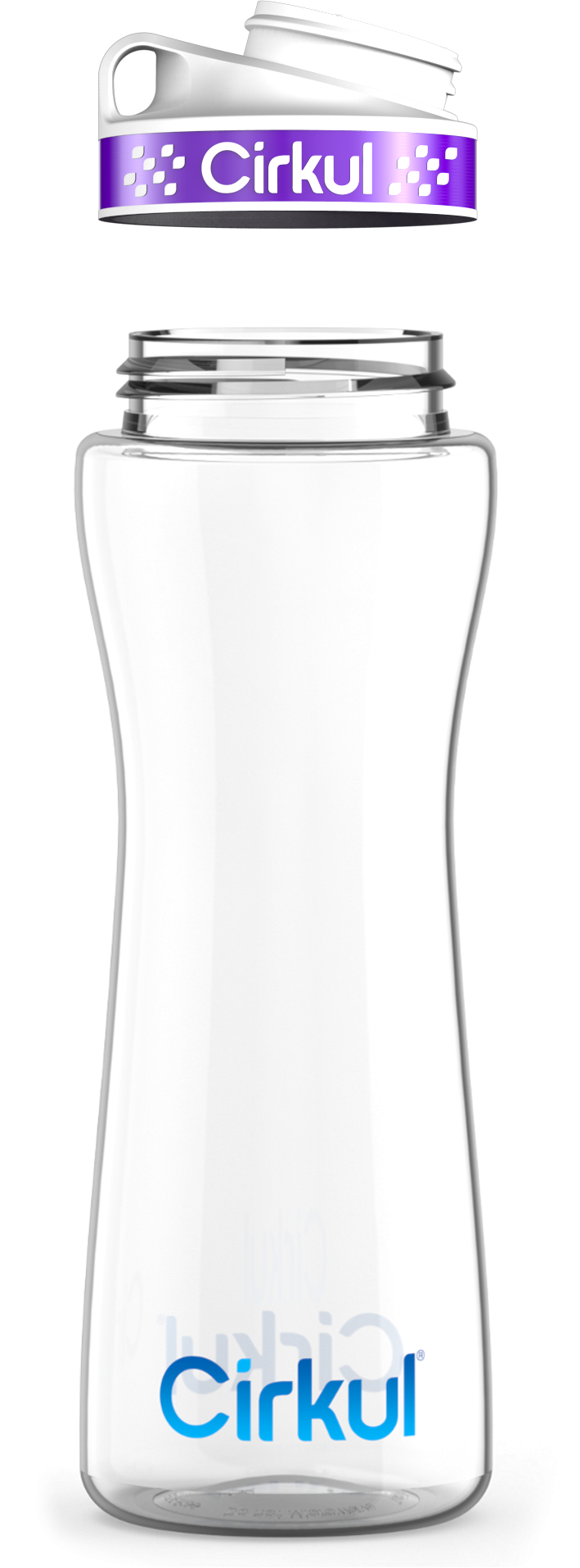 Custom 22oz. Plastic Bottle & Comfort Grip Lid | Bright Choice